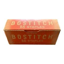 Vintage Bostitch B8 Staples Catalog No SB8-1M 10,000 Staples Unused Complete Box picture