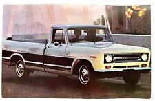 The Custom International Pickup Truck 1970 Promotional postcard.  Vintage picture