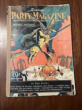 VINTAGE DENNISONS PARTY MAGAZINE ~ 1927 OCTOBER NOVEMBER ~ Almost A Century Old picture
