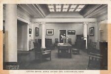 Living Room, Anna Louise Inn, Cincinnati, Ohio OH - c1920 Vintage Postcard picture