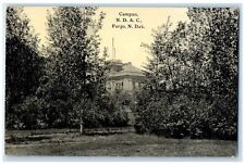 1912 Exterior View Campus N. D. A. C. Fargo North Dakota Posted Vintage Postcard picture