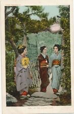 JAPAN - At The Garden Gate - udb (pre 1908) picture