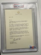 PRESIDENT GERALD FORD SIGNED TYPED LETTER ENCAPSULATED BY PSA/DNA  🔥HOT ITEM picture