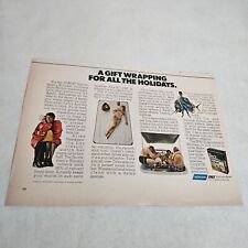 Norton Space Sportsman's Blanket Gift Wrapping woman bikini Vtg Print Ad 1969 picture