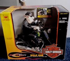 2005 New Bright Harley Davidson Wild One Figure Mighty Bikes Lights & Sound NEW picture