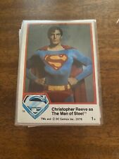 1978 Topps Superman The Movie: Series 1 Complete 77 Card Set picture