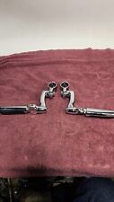 Harley-Davidson Foot Peg Pair - Chrome/Black, Please Refer To Pics And Read picture