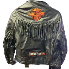 Authentic Leather Harley Biker Jacket picture