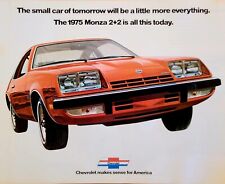 1975 Chevrolet Monza COLOR Brochure - NICE Condition picture