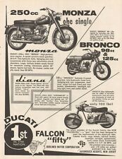 1963 Ducati Monza, Bronco, Diana, Falcon 50 Fifty - Vintage Motorcycle Ad picture