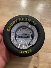 Goodyear Tire Ash Tray Chevy Corvette Glass on Rubber HOTROD NASCAR Collector picture