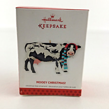 Hallmark Keepsake Mooey Christmas Tree Ornament Jolly Cow Farm New 2013 picture