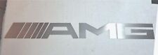 AMG Garage Sign, Brushed Aluminum Lettering, 4 Feet Wide, Home, Shop, Office picture