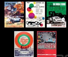 LAST 2 AWESOME Porsche Targa Florio 1958-1960-1966-1967-1970 5 Poster Collection picture