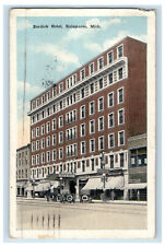1919 Burdick Hotel Kalamazoo Michigan MI Posted Antique Postcard picture