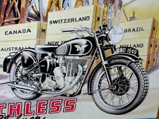 MATCHLESS Motorcycle OLD SIGN DATED1993 This Make of Bike was on AMERICAN PICKER picture