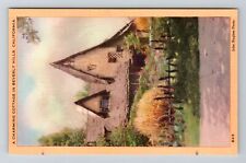 Beverly Hills CA-California, Charming Cottage, Old Movie Set, Vintage Postcard picture