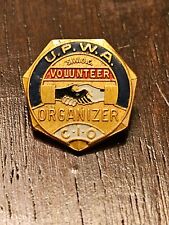 VTG United Packinghouse Workers Of America UPWA Volunteer Organizer SWOC CIO Pin picture