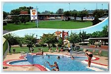 c1960's The Catalina Friendship Inns Swimming Pool Indianapolis IN Postcard picture