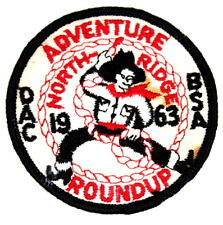 1963 Adventure Roundup North Ridge Detroit Area Council Patch Michigan MI BSA picture