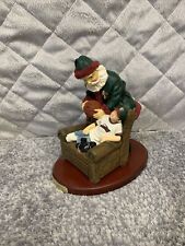Phoenix Coyotes Santa's Gift Figurine Santa & Boy Memory Company NHL 2001 picture