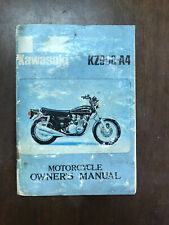 1976 KAWASAKI KZ900 Original Owner's Manual, Handbook,  KZ900-A4 picture