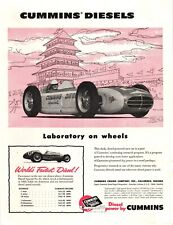1952 Print Ad Cummins Diesel Motors Engines Laboratory on Wheels picture