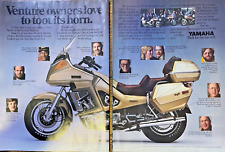 1984 Vintage Magazine Advertisement Yamaha Venture Motorcycles picture