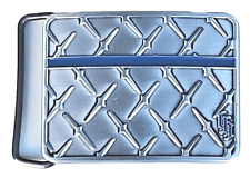 BLESSED ARE THE PEACEMAKERS THIN BLUE LINE FLAG METAL BELT BUCKLE - NEW picture