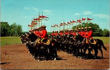 Postcard Royal Canadian Mounted Police Musical Ride Circa 1966 VTG Vintage picture