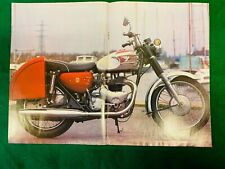 AJS MATCHLESS CENTREFOLD ADVERT POSTER ADVERT A4 X2 SIZE A picture