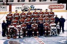 PF37 2001 Original Photo NHL HOCKEY ALL-STAR GAME WORLD TEAM LIDSTROM HASEK picture