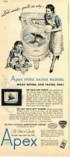 1948 Print Ad of Apex Spiral Dasher Washer Machine look inside... you'll see why picture
