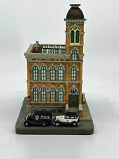 CLASSIC AMERICAN POLICE STATIONS East Chicago Police Station DANBURY MINT 1994 picture
