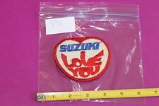 Vintage 'Suzuki I Love You' Motorcycle Patch.  picture