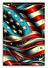 MASTERPIECES COLLECTION ACEO TRADING CARD CLASSICS SIGNATURES STARS STRIPES FLAG picture