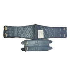 Motorcycle Kidney Belt Leather Genuine Military Issue Lumbar Support Grey Adjust picture