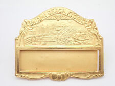 Miami Beach Florida Gold Tone Vintage Pin picture