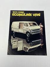 1973 Ford Econoline Vintage Car Van Truck Original Sales Brochure Good Condition picture
