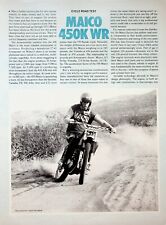 1973 Maico 450K WR - 7-Page Vintage Motorcycle Road Test Article picture