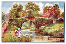 c1910 Picturesque Bucks Halton Bridge England Oilette Tuck Art Postcard picture