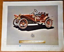 1908 Oldsmobile Flying Roadster Antique Classic Car Auto Print John Peckham Behr picture
