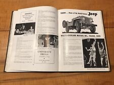 Toledo Ohio University Yearbook BLOCKHOUSE 1946 Willys Jeep Champion Plugs Rare picture