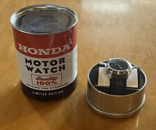 Honda Motorcycle Limited Edition Racing Motor Watch In Oil Can - Brand New picture