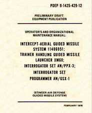 164 Page 1976 STINGER TRAINER XM60 AN/PPX-3 AN/GSX-1 IFF Missile Pub on Data CD picture