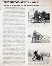 1966 Yamaha YL1 Motorcycle Road Test - 2-Page Vintage Article picture