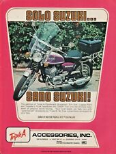 1971 Suzuki T500R Titan by Triple A Accessories Gardena CA Vintage Motorcycle Ad picture