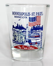 MINNEAPOLIS - ST.PAUL MINNESOTA GREAT AMERICAN CITIES COLLECTION SHOT GLASS picture