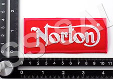 NORTON EMBROIDERED PATCH IRON/SEW ON ~4'' x 1-3/4