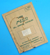 Original 1923 MECO Motorcycle Catalog Parts Book Indian Harley Thor Excelsior picture